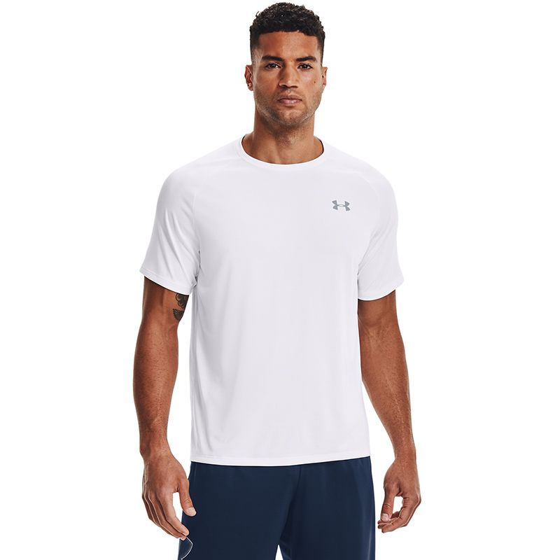 White Under Armour Men's Tech 2.0 Short Sleeve T-Shirt from O'Neill's.