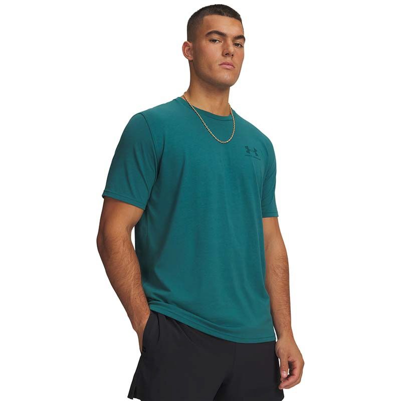 Men's Green Under Armour Sportstyle T-Shirt from O'Neills.