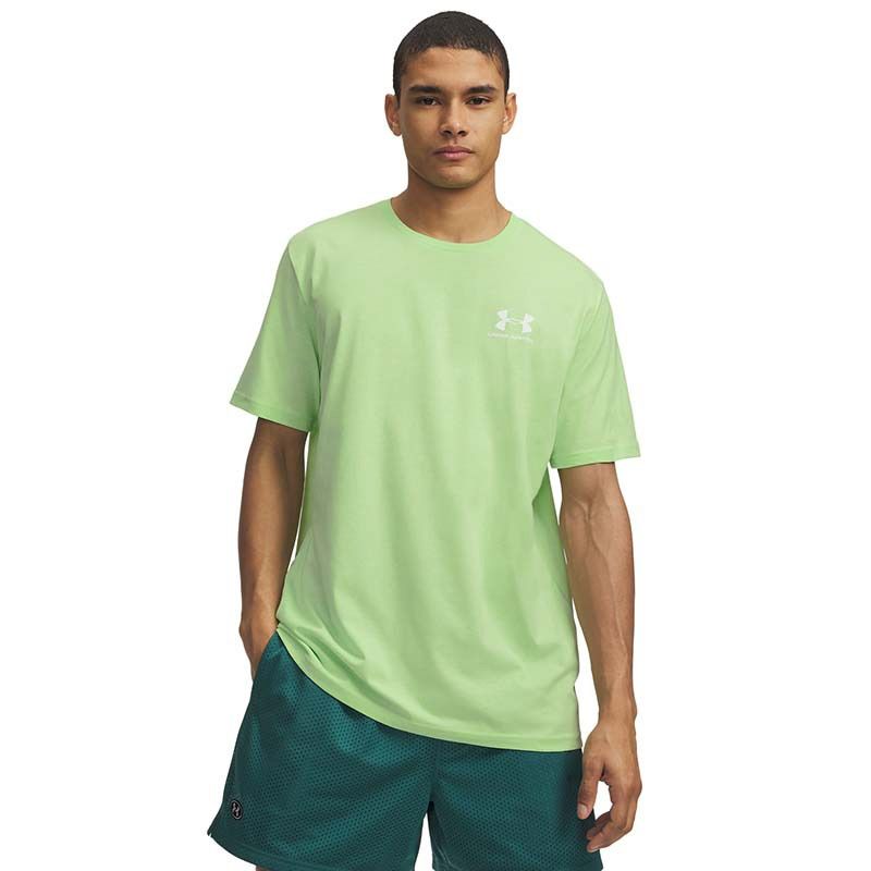 Men's Green Under Armour Sportstyle T-Shirt from O'Neills.