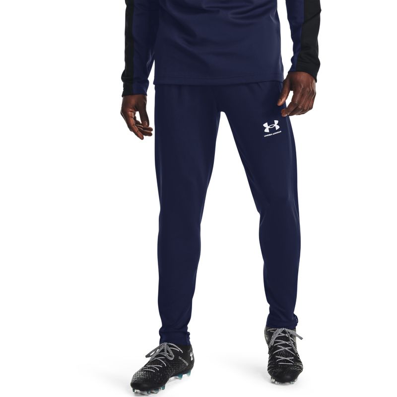 Navy Under Armour men's slim-fit training joggers with pockets from O'Neills.