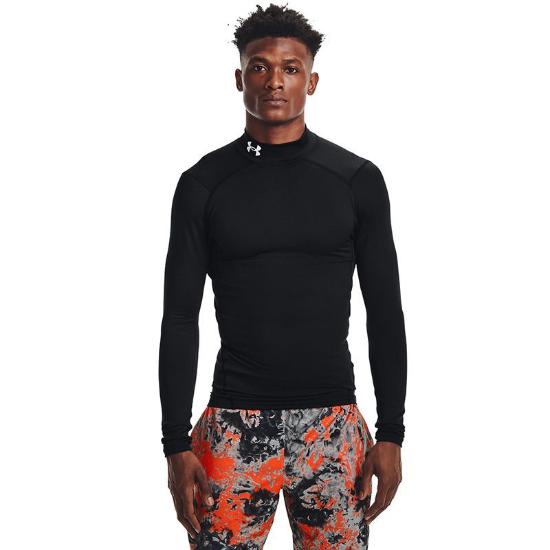 Black Under Armour Men's ColdGear® Compression Mock from O'Neills.