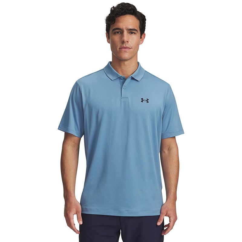 Blue and Navy Under Armour Men's UA Matchplay Polo from O'Neills