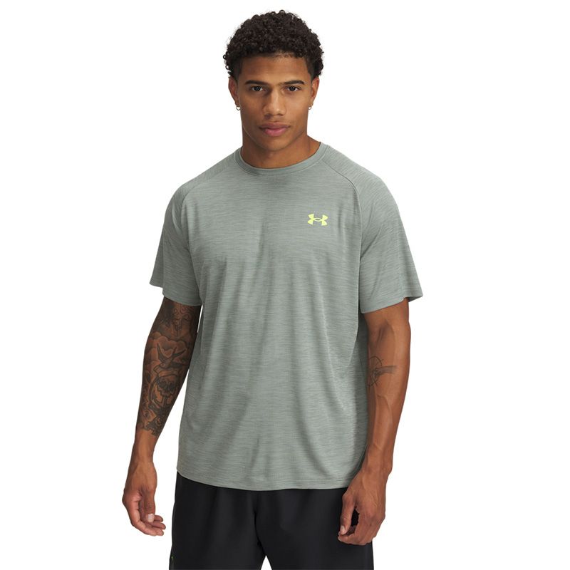 Men's green Under Armour Men's UA Tech™ Textured T-Shirt from O'Neills.