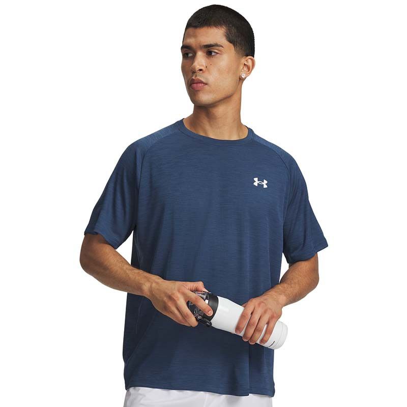 Men's Navy Under Armour UA Tech™ Textured T-Shirt from O'Neills.