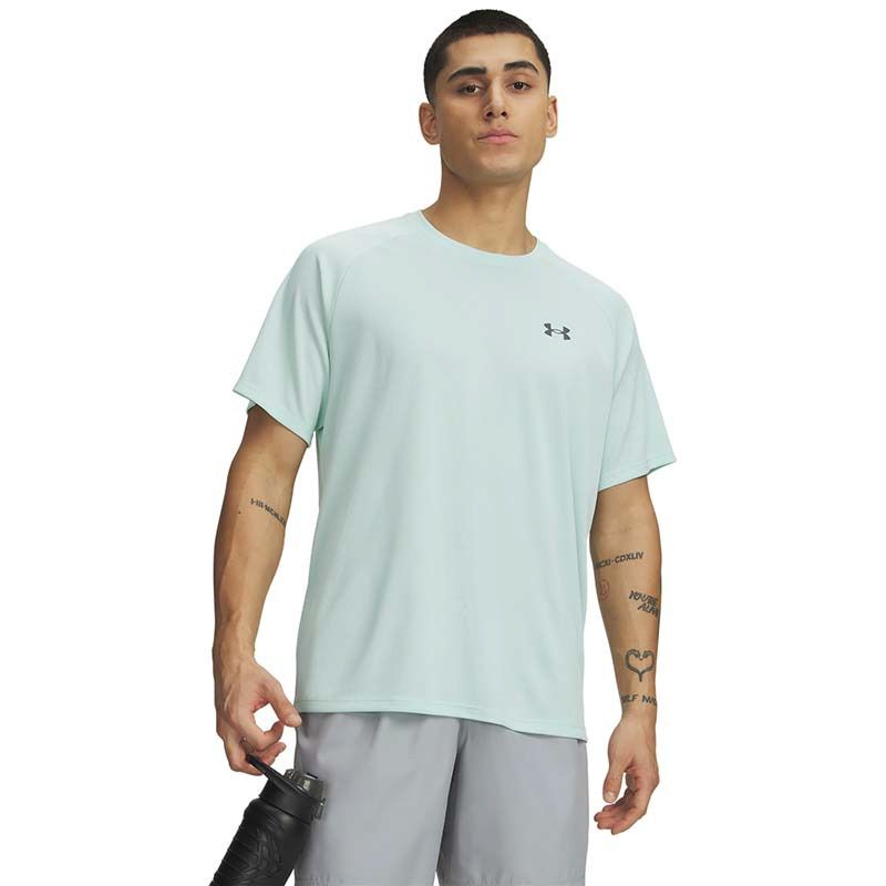 Men's Green Under Armour UA Tech™ Textured T-Shirt from O'Neills.