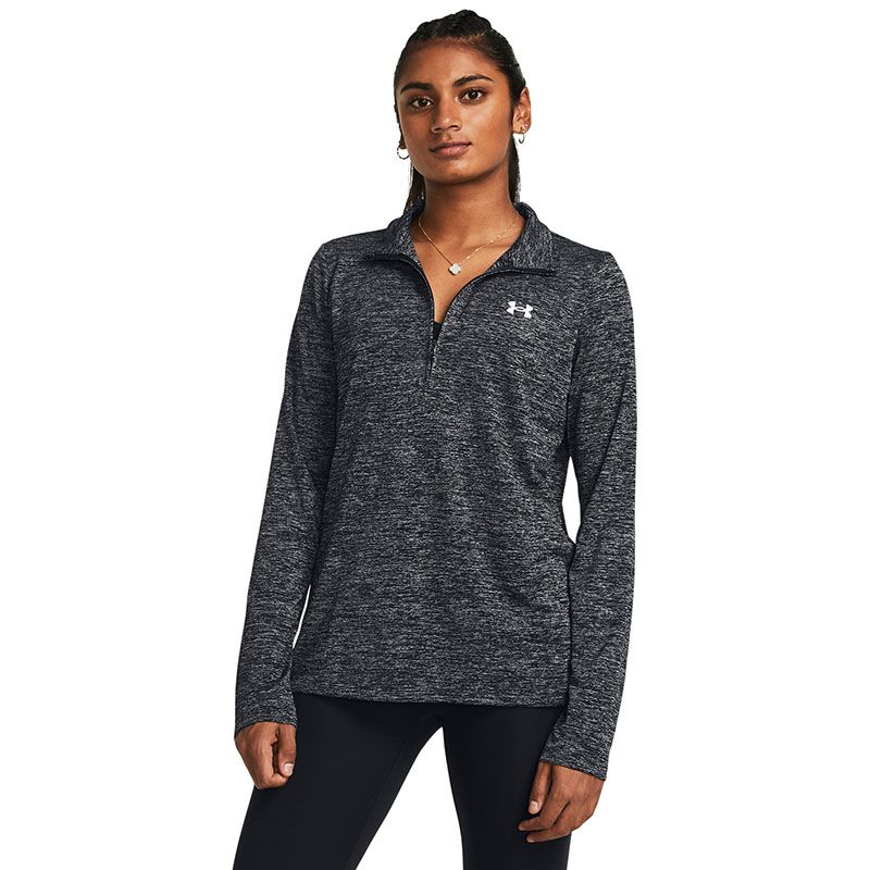 Black Under Armour Women's UA Tech™ Twist Half Zip from O'Neills.