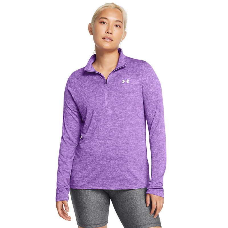 Purple Under Armour Women's UA Tech™ Twist Half Zip from O'Neills.