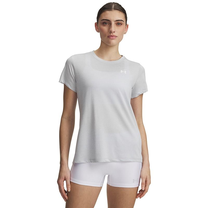 Women's Grey Under Armour UA Tech™ Twist T-Shirt from O'Neills.