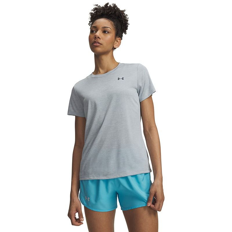 Women's Blue Under Armour Women's UA Tech™ Twist T-Shirt from O'Neills.