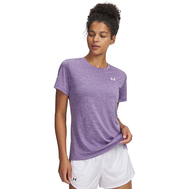 Women's Purple Under Armour UA Tech™ Twist T-Shirt from O'Neills.