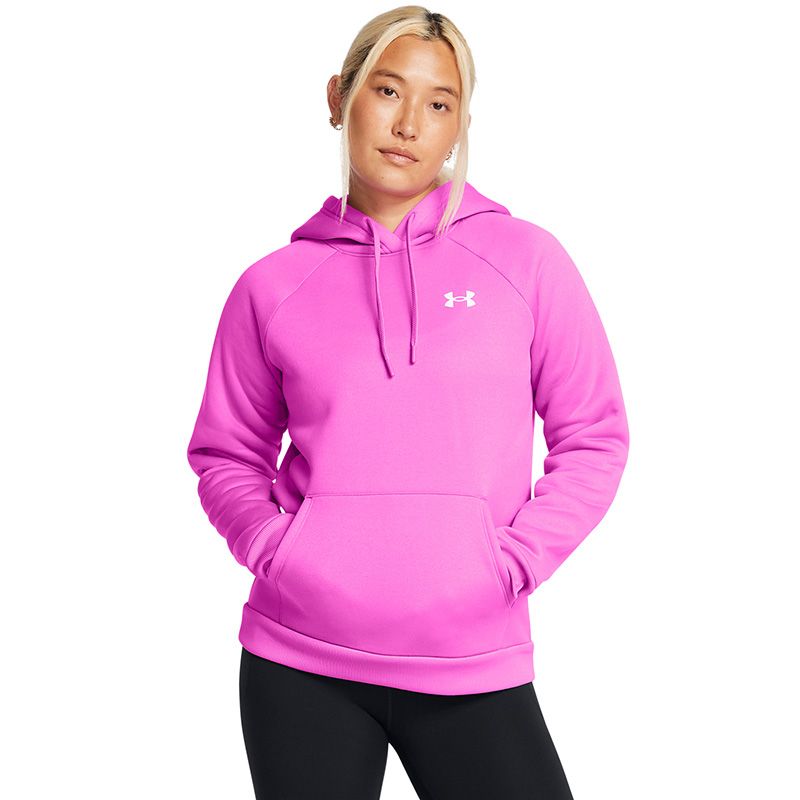 Pink Under Armour Women's Armour Fleece® Hoodie from O'Neills.