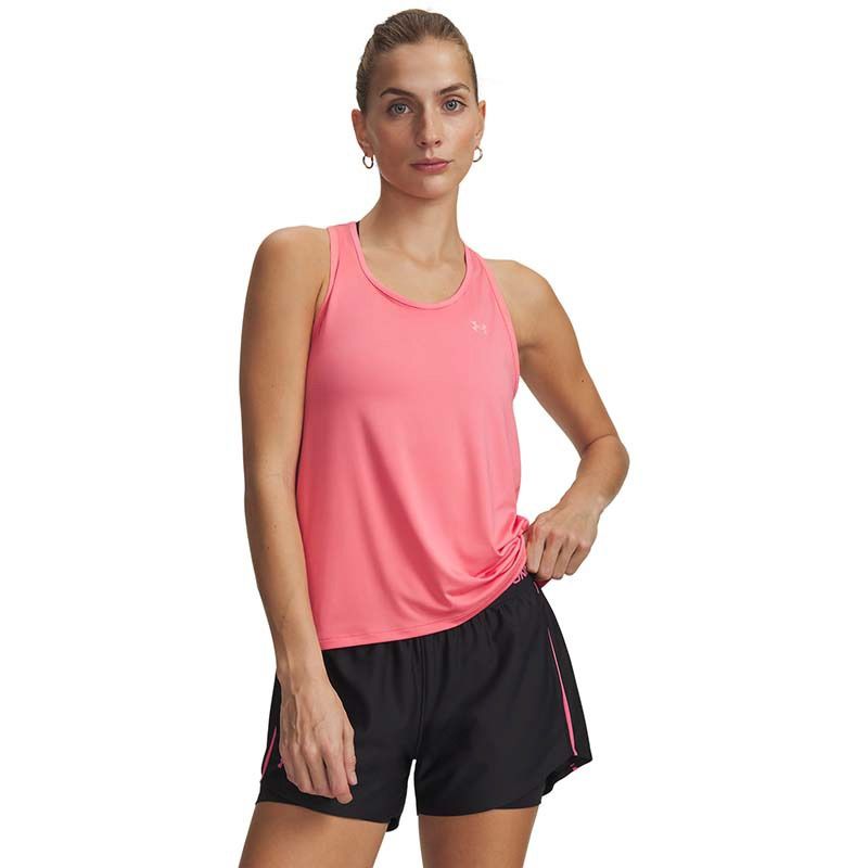 Women's Pink Under Armour UA Tech™ Knockout Tank Top from O'Neills.