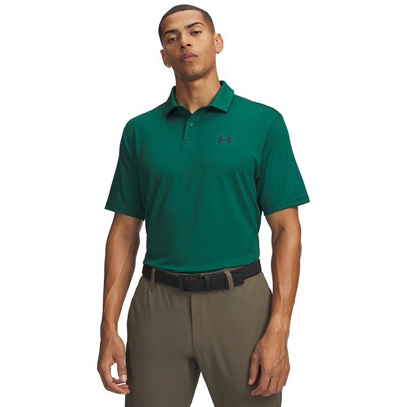 Men's Green Under Armour UA Matchplay Polo Shirt from O'Neills.