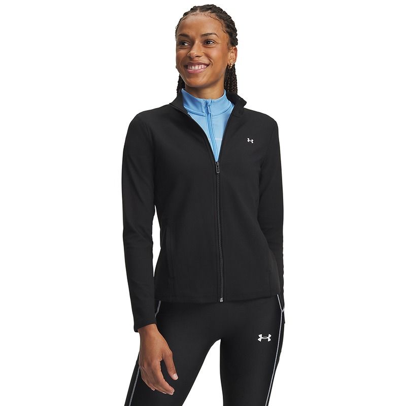 Women's Black Under Armour UA Motion Full Zip Top from O'Neills.