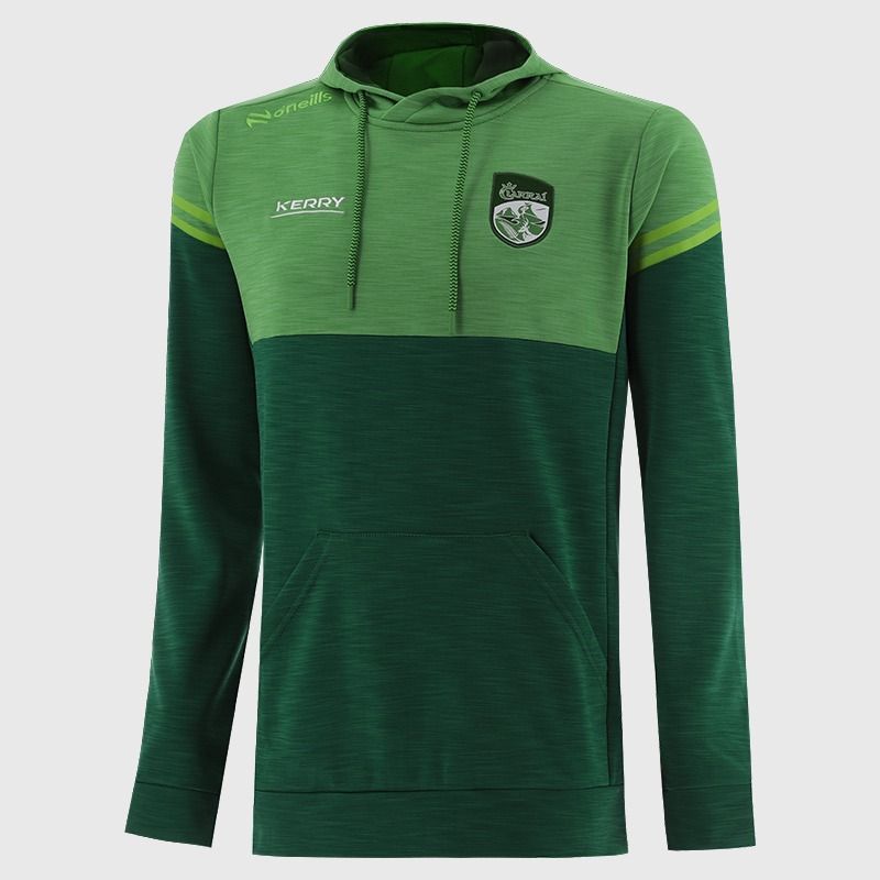 O'Neills Kerry GAA Men's Sedona Tech Fleece Pullover Hoodie Green