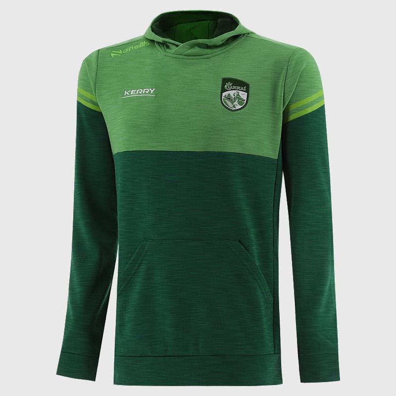 O'Neills Kerry GAA Kids' Sedona Tech Fleece Pullover Hoodie Green