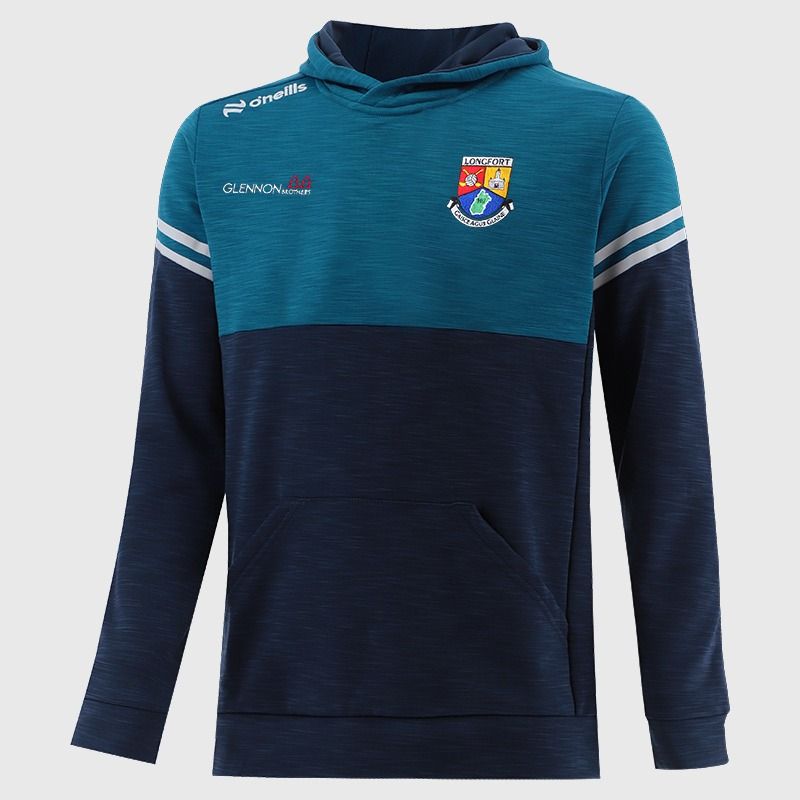 Longford GAA Kids' Sedona Tech Pull Over Hoodie Blue from O’Neills.