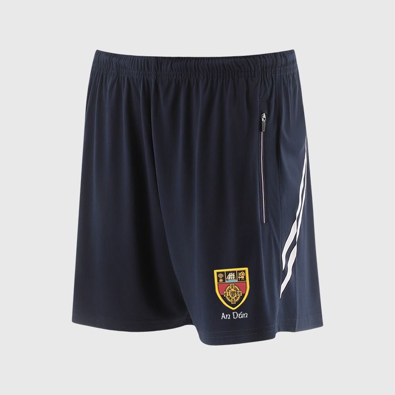 O’Neills Down GAA Sedona Shorts Navy / Pink with official crest