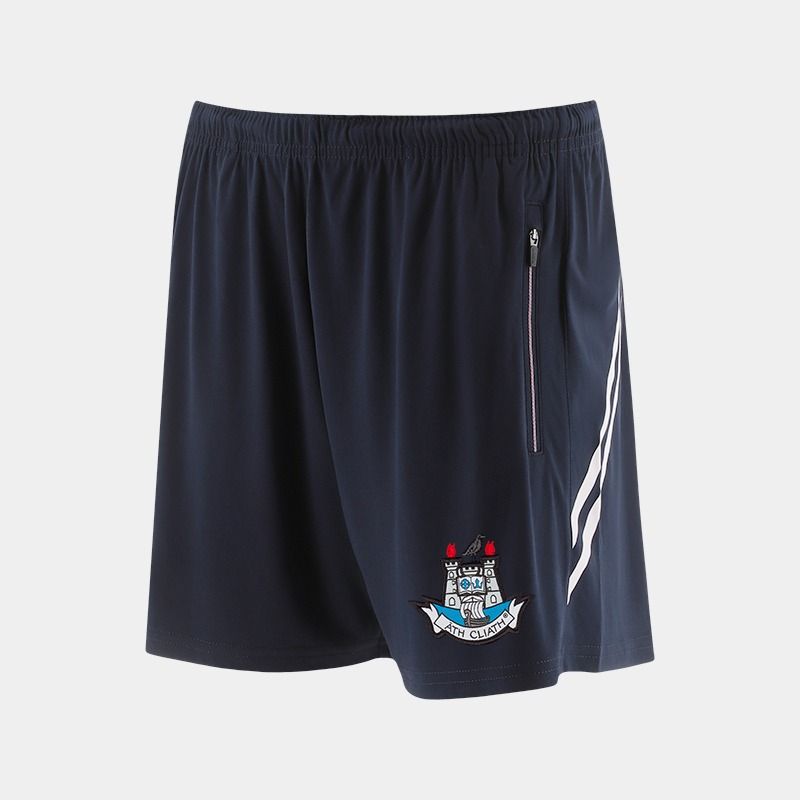 O’Neills Dublin GAA Sedona Shorts Navy / Pink with official crest