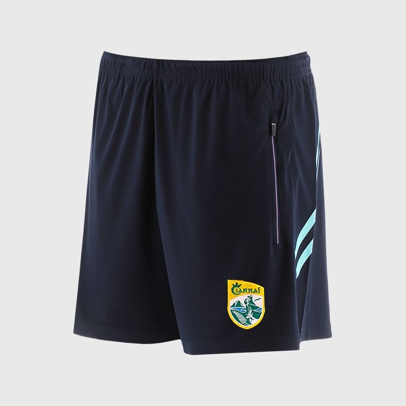 O’Neills Kerry GAA Sedona Shorts Navy / Green with official crest