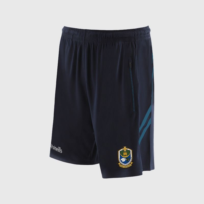 O’Neills Roscommon GAA Sedona Shorts Navy / Blue with official crest
