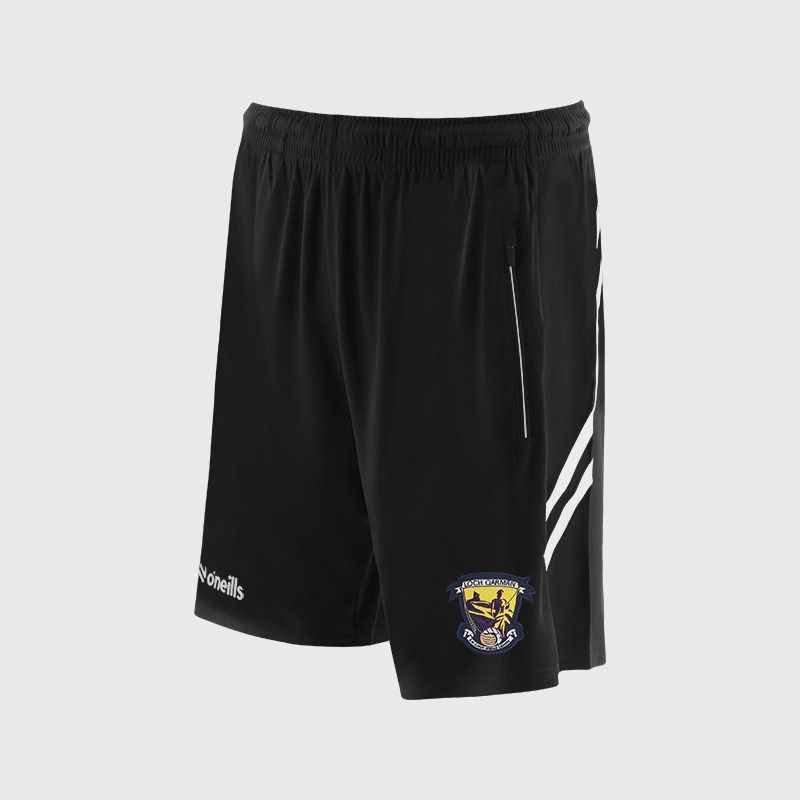O’Neills Wexford GAA Sedona Shorts Black / White with official crest