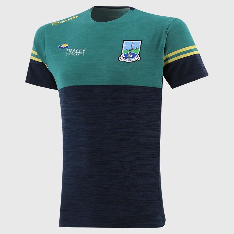 O’Neills Fermanagh GAA Sedona T-Shirt Navy with official crest