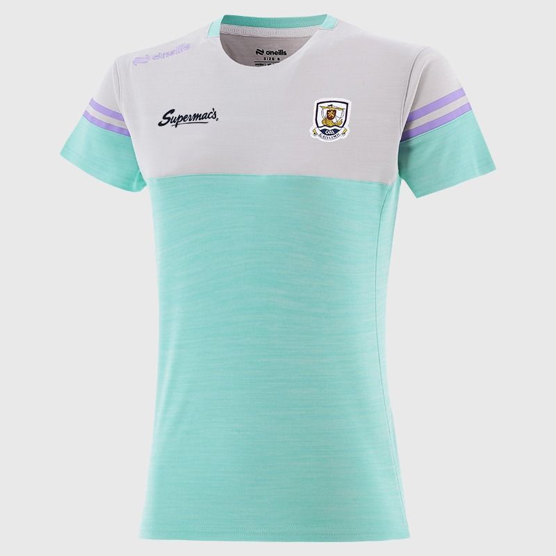 O’Neills Galway GAA Sedona T-Shirt Green with official crest