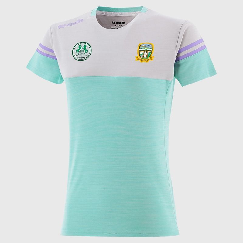 O’Neills Meath GAA Kids' Sedona T-Shirt Green with official crest