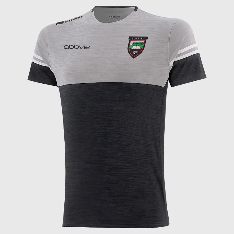 O’Neills Sligo GAA Sedona T-Shirt Black with official crest