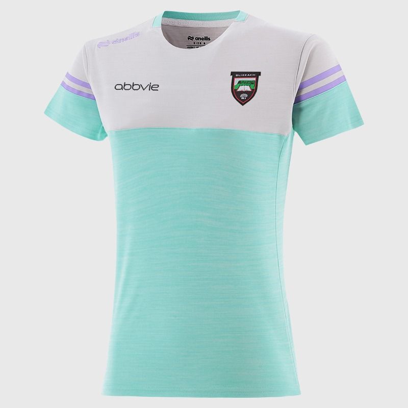 O’Neills Sligo GAA Kids' Sedona T-Shirt Green with official crest