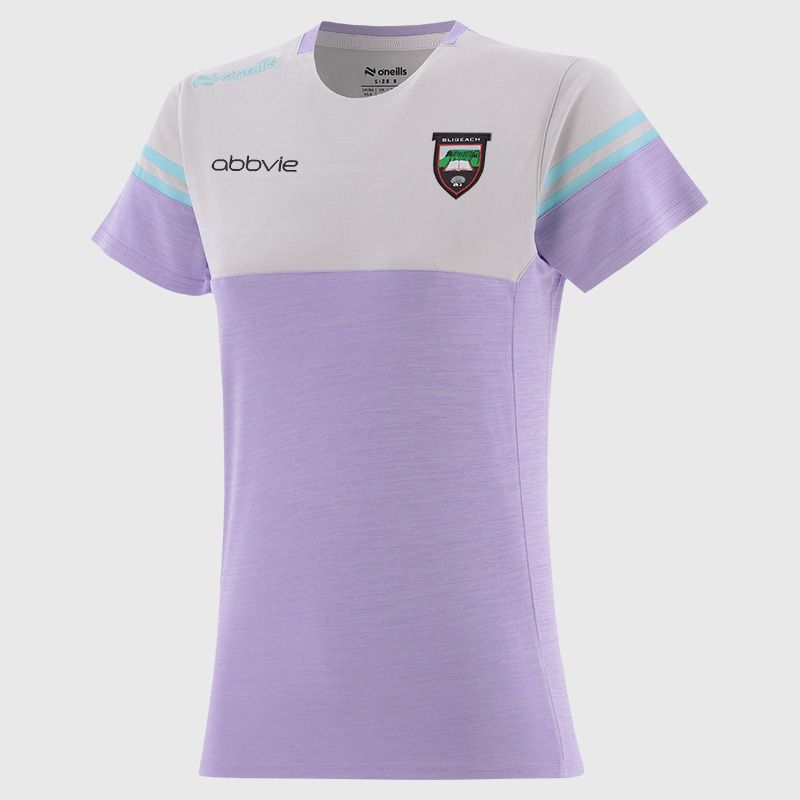 O’Neills Sligo GAA Kids' Sedona T-Shirt Purple with official crest