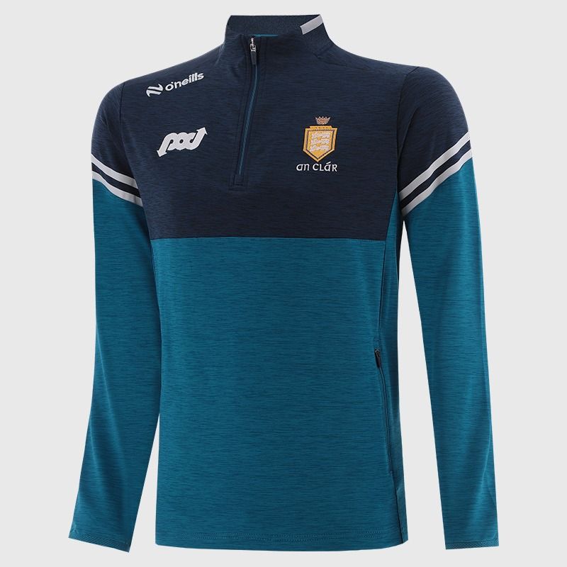O’Neills Clare GAA Sedona Kids' Half Zip Top Blue / Navy From O'Neills