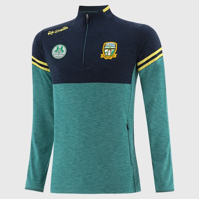 O’Neills Meath GAA Sedona Kids' Half Zip Top Green / Navy From O'Neills