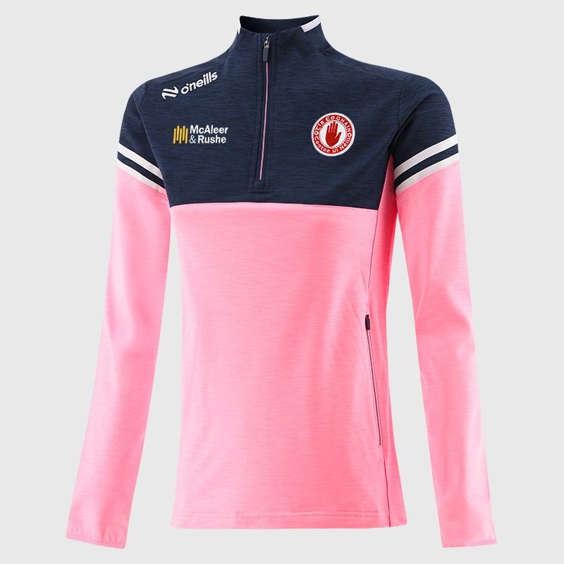 Tyrone GAA Women's Sedona Brushed Half Zip Top Pink from O’Neills.