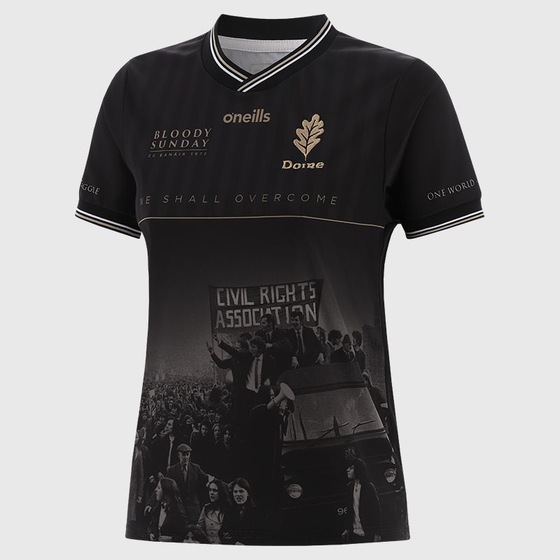 Black O’Neills Derry Bloody Sunday Commemoration Jersey.