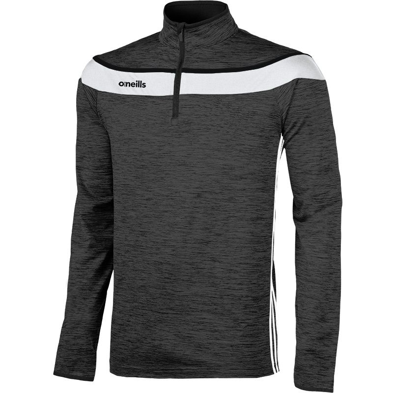 Black and White Kids' Slaney brushed half zip features a fleece inner lining from O’Neills