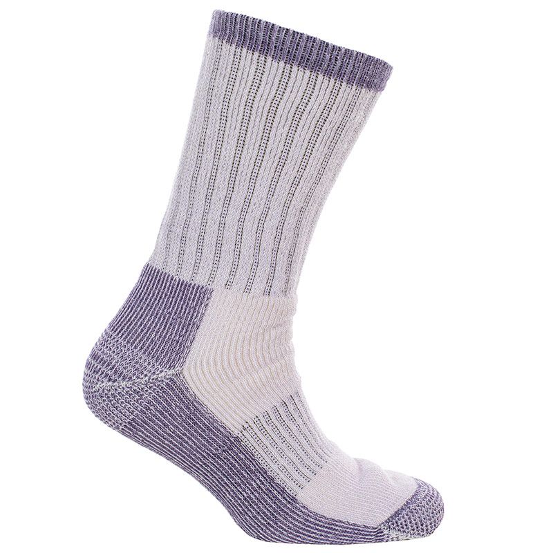 purple Trespass women's premium walking socks made from Merino wool from O'Neills
