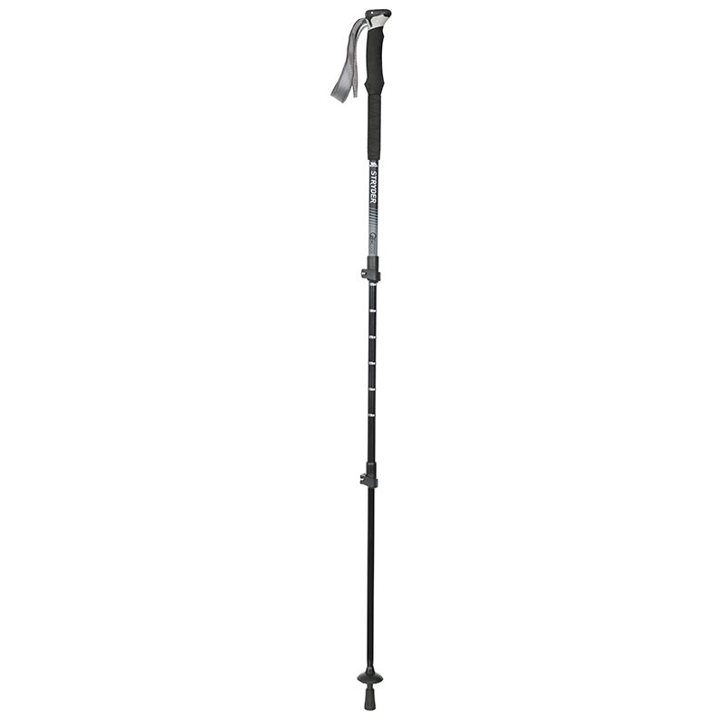 Black Trespass walking sticks with foam grips from O'Neills.