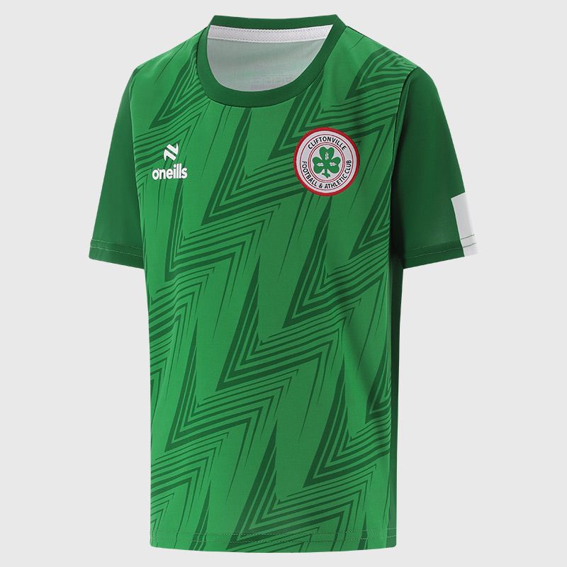 Cliftonville FC Kids' Sub X T-Shirt Green from O’Neills 