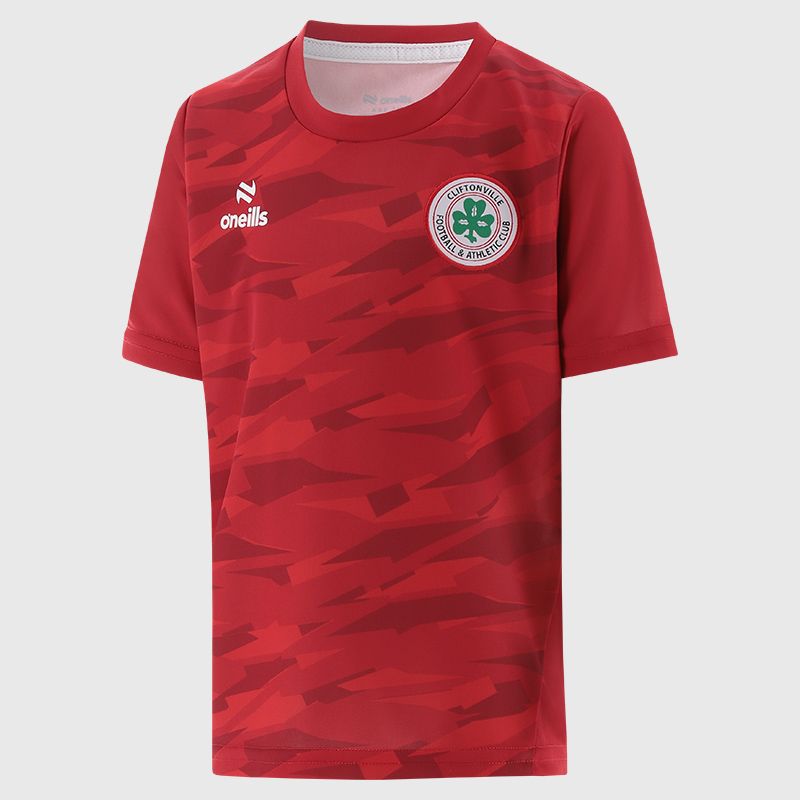 Cliftonville FC Kids' Sub X T-Shirt Red from O’Neills 