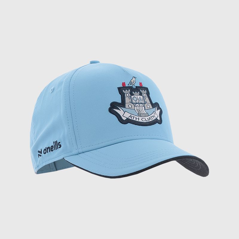 Sky /Marine Dublin GAA Sully II Baseball Cap from O’Neills Sportswear complete with official Dublin GAA County Crest.