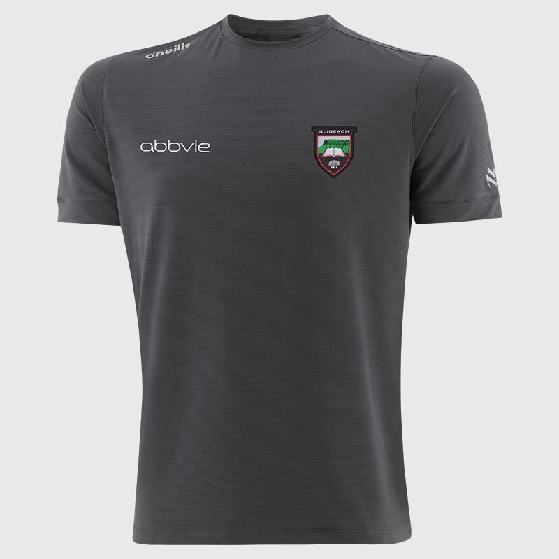 Grey O’Neills Sligo GAA Men’s Surge Soft Touch T-Shirt designed for comfort and movement