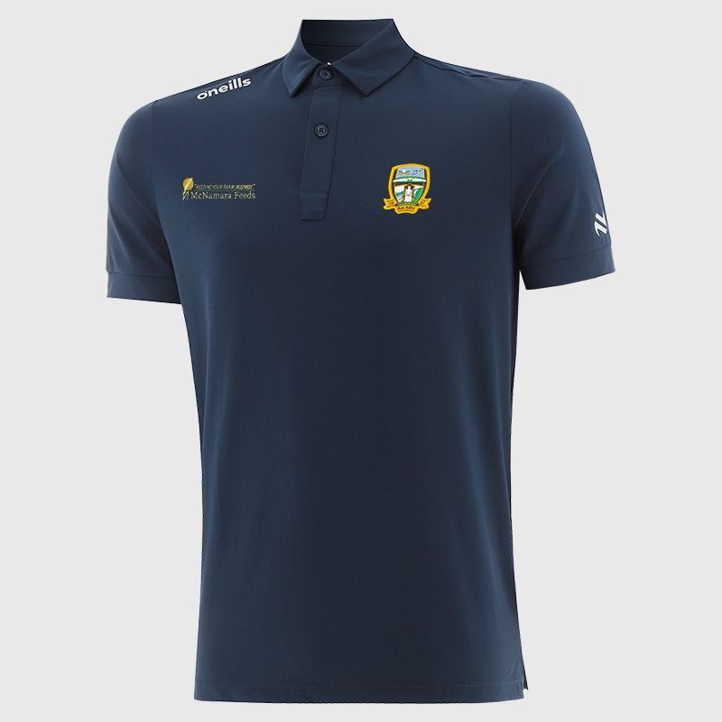 Navy Men's O'Neills Meath Hurling Surge Polo Shirt from O'Neills.