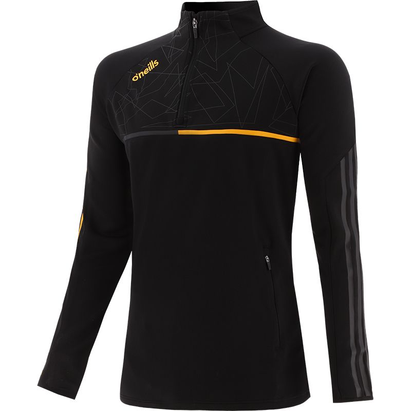 Black Men's Synergy Squad Half Zip Top from O'Neill's.