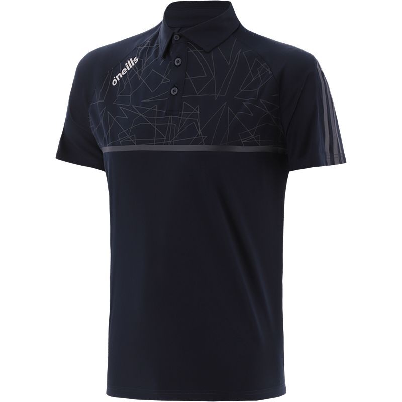 Navy Kids' Synergy Polo Shirt with short sleeves by O’Neills.
