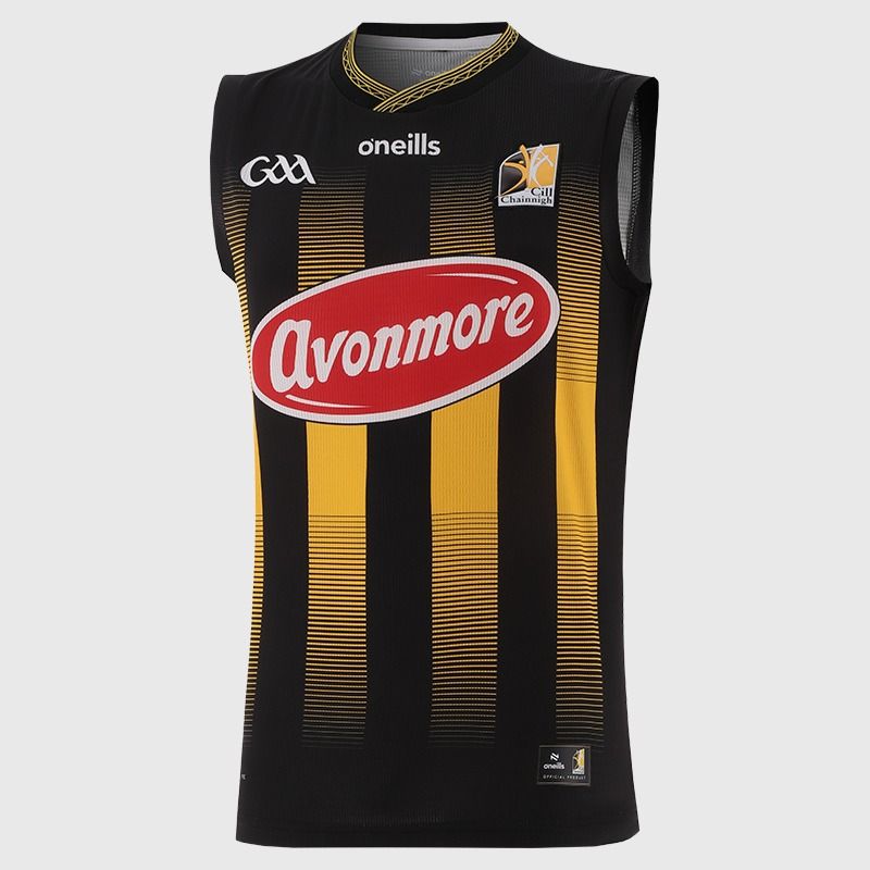 Black Kilkenny GAA Home Vest 2026 by O’Neills.