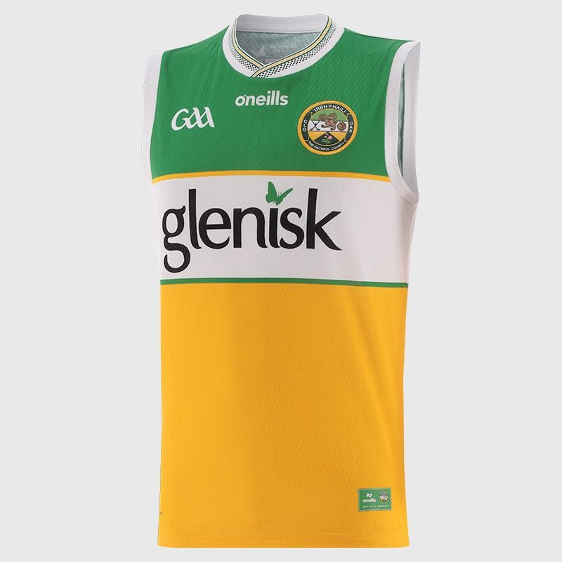 Green O’Neills Offaly GAA Home Vest 2026 by O’Neills.
