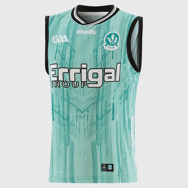 Green O’Neills Derry GAA Goalkeeper Vest 2026 by O’Neills.