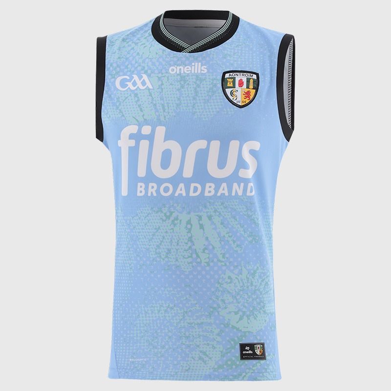 Blue O’Neills Antrim GAA Alternative Vest 2026 by O’Neills.